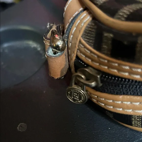 Fendi Brown Monogram Belt Bag with Tan Trim - Picture 2 of 6